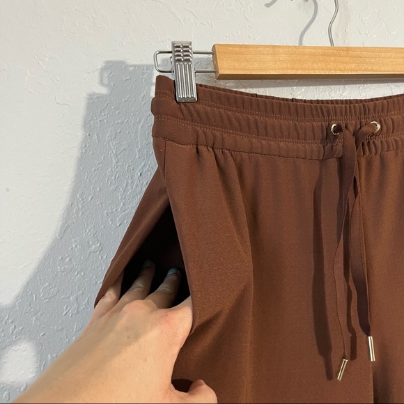 Joie High Waist Drawstring Pants Brown XS - Picture 5 of 11